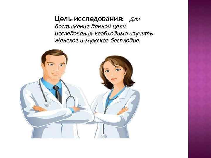 Цель исследования: Для Цель работы достижение данной цели исследования необходимо изучить Женское и мужское