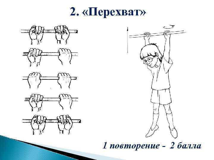 2. «Перехват» 1 повторение - 2 балла 