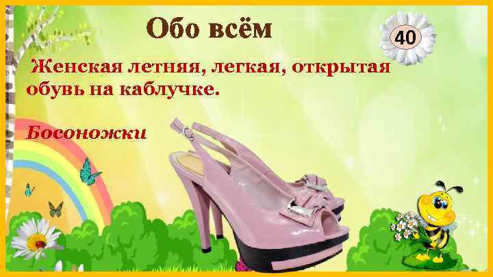 Обо всём 40 Женская летняя, легкая, открытая обувь на каблучке. Босоножки 