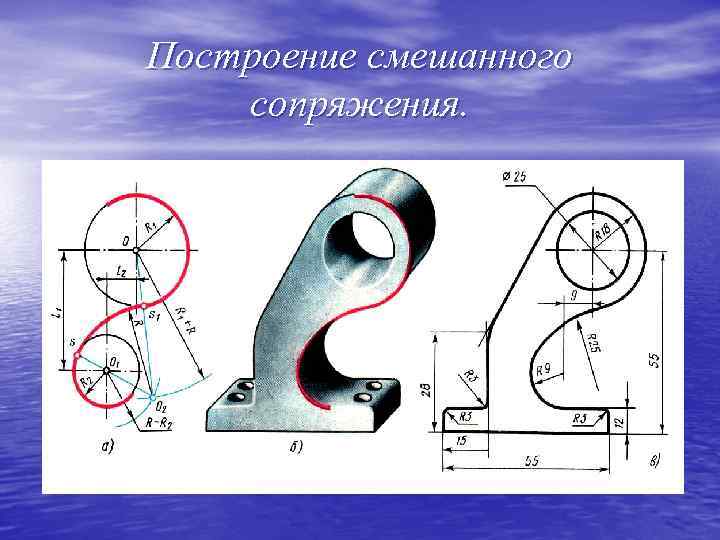 Построение смешанного сопряжения. 