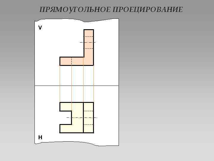 ПРЯМОУГОЛЬНОЕ ПРОЕЦИРОВАНИЕ V Н 