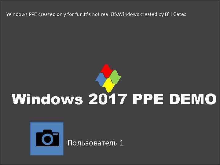 Windows PPE created only for fun. It’s not real OS. Windows created by Bill