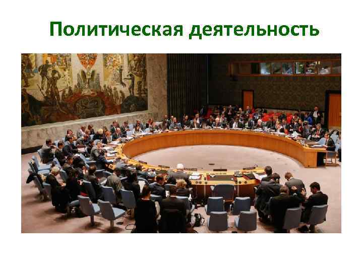 Политическая деятельность 