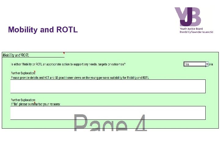 Mobility and ROTL 