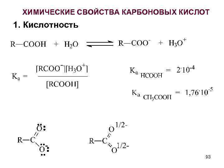 Химические свойства карбонатов