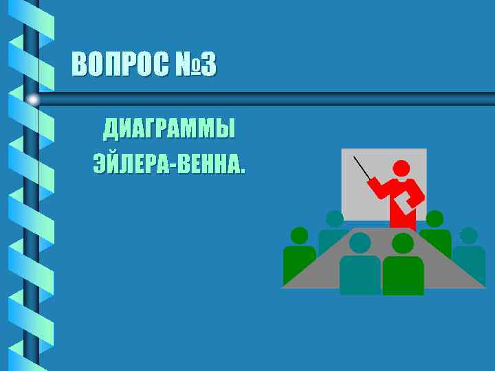 ВОПРОС № 3 ДИАГРАММЫ ЭЙЛЕРА-ВЕННА. 