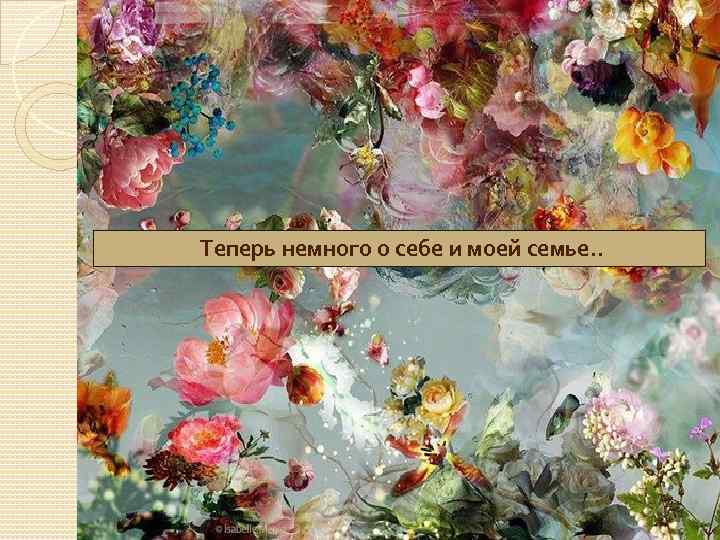 Теперь немного о себе и моей семье. . 