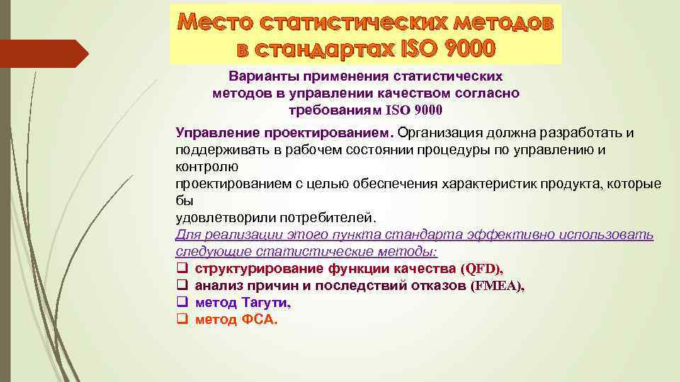 Место метода в