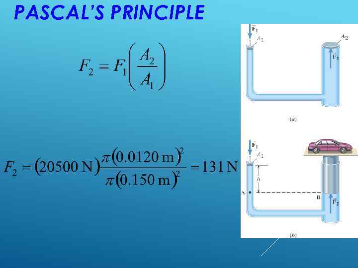 PASCAL’S PRINCIPLE 