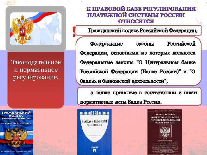 Закон о центральном банке. Правовая база регулирования платежной системы. Нормативно правовое регулирование платежных систем. Нормативные акты центрального банка Российской Федерации. Какие законы регулируют платежные системы.