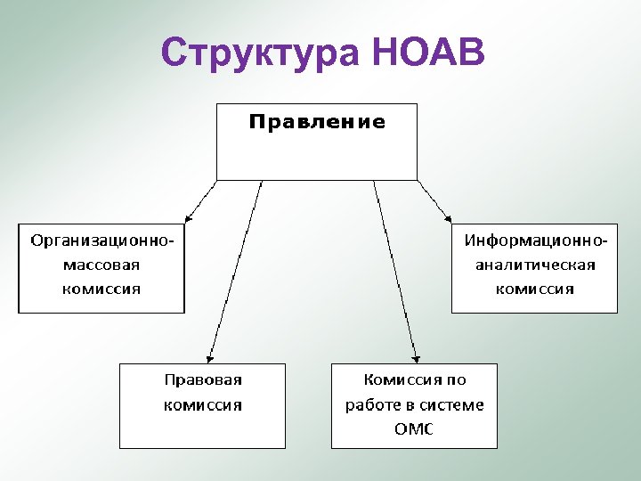 Структура НОАВ 