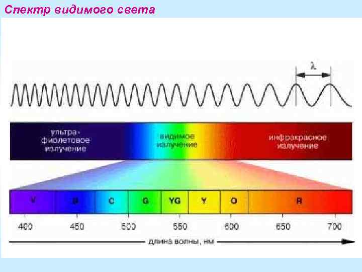 Спектр видимого света 