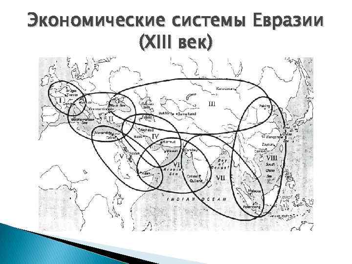 Экономические системы Евразии (XIII век) 