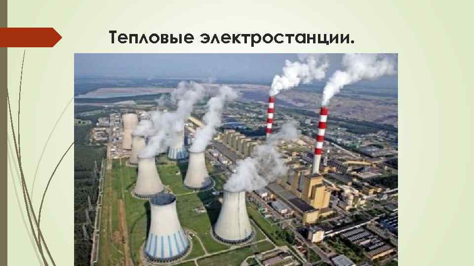 Тепловые электростанции. 