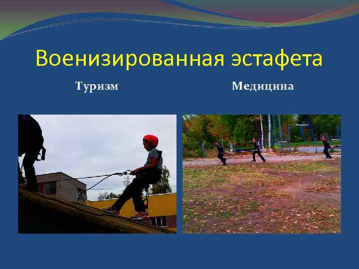 Военизированная эстафета Туризм Медицина 