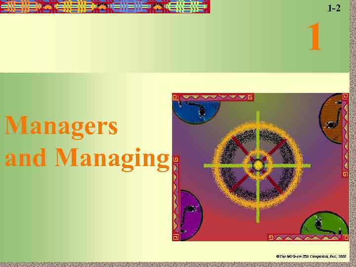 1 -2 1 Managers and Managing Irwin/Mc. Graw-Hill ©The Mc. Graw-Hill Companies, Inc. ,