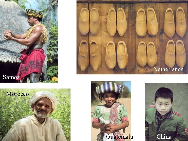 Netherlands Samoa Morocco Guatemala China 