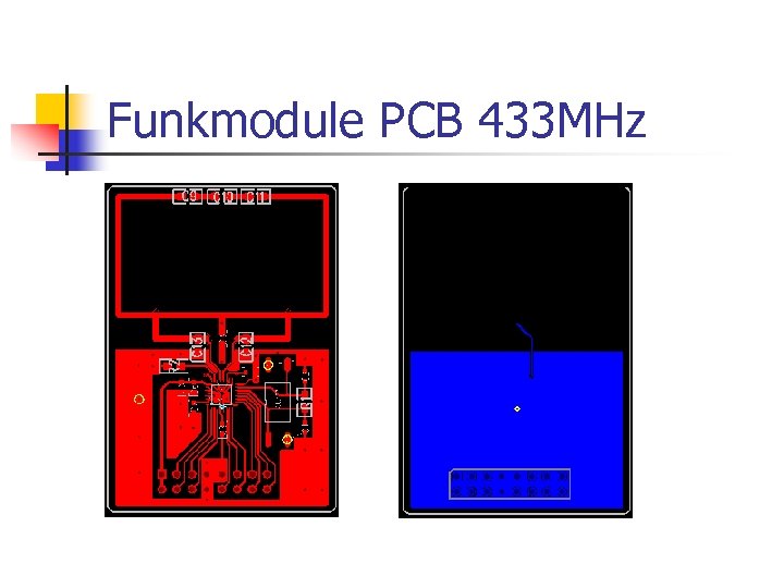 Funkmodule PCB 433 MHz 