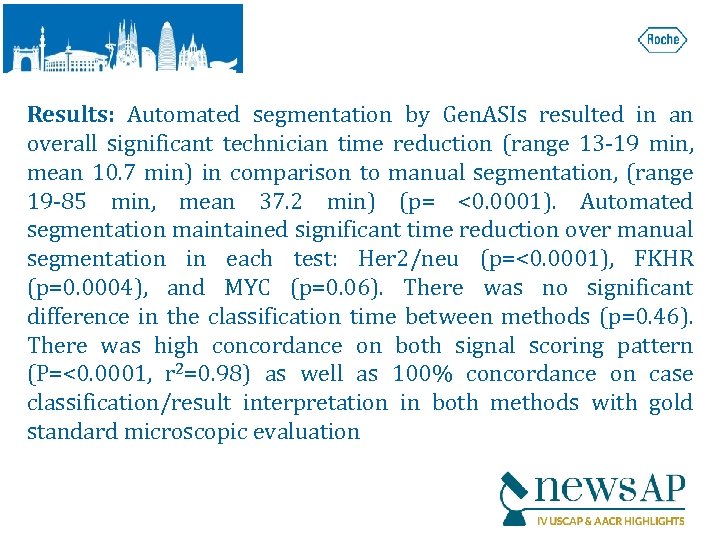 Results: Automated segmentation by Gen. ASIs resulted in an overall significant technician time reduction