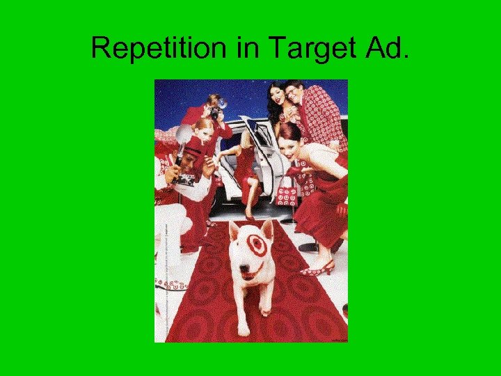 Repetition in Target Ad. 