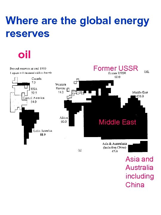 Where are the global energy reserves oil Figure 1. 5 Spiro. Former USSR page