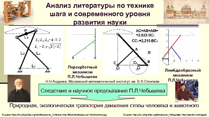 Анализ литературы по технике шага и современного уровня развития науки Перекрёстный механизм П. Л.