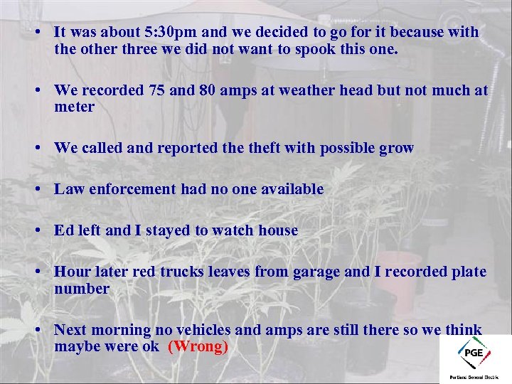  • It was about 5: 30 pm and we decided to go for