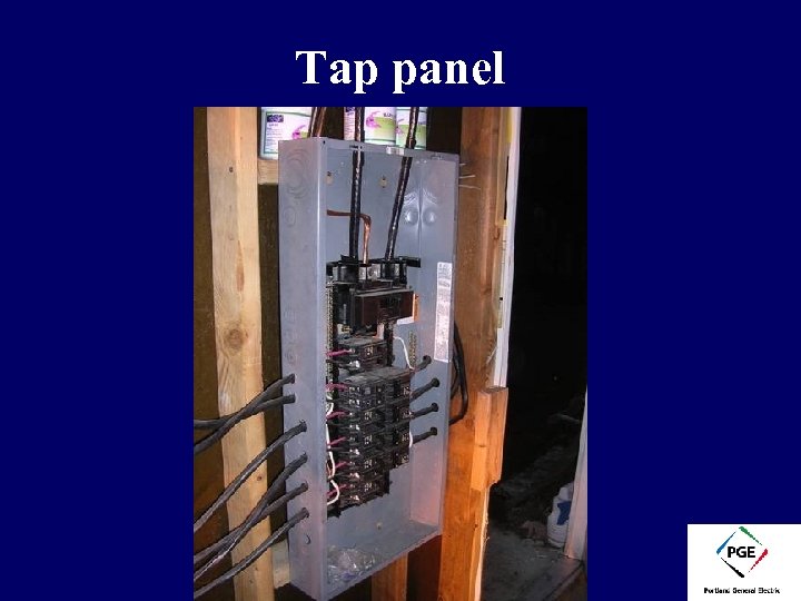 Tap panel 