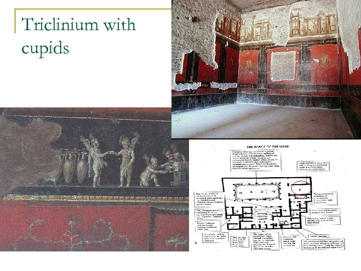 Triclinium with cupids 