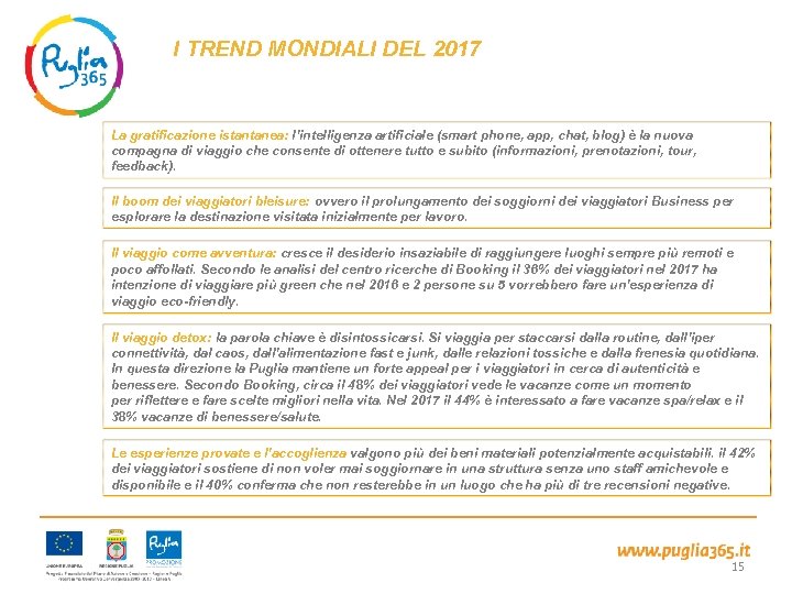 I TREND MONDIALI DEL 2017 La gratificazione istantanea: l’intelligenza artificiale (smart phone, app, chat,