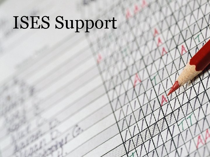ISES Support 