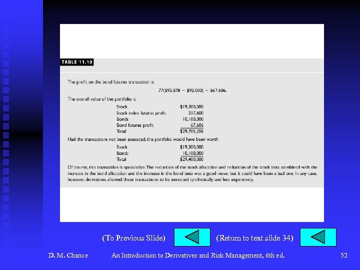 (To Previous Slide) D. M. Chance (Return to text slide 34) An Introduction to