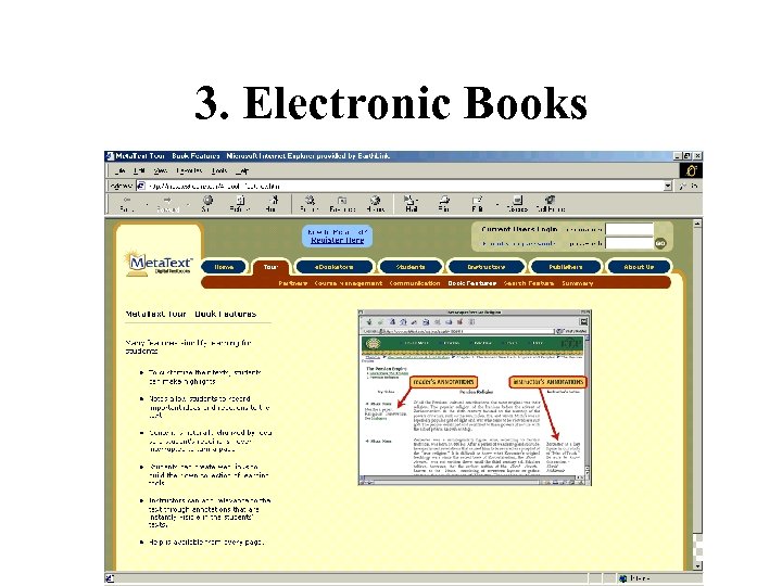 3. Electronic Books 