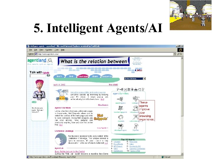 5. Intelligent Agents/AI 