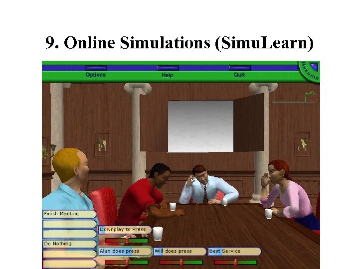 9. Online Simulations (Simu. Learn) 