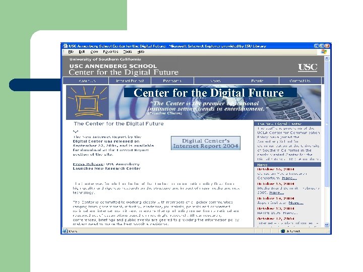 Center for the Digital Future 