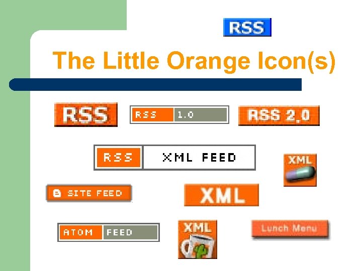 The Little Orange Icon(s) 