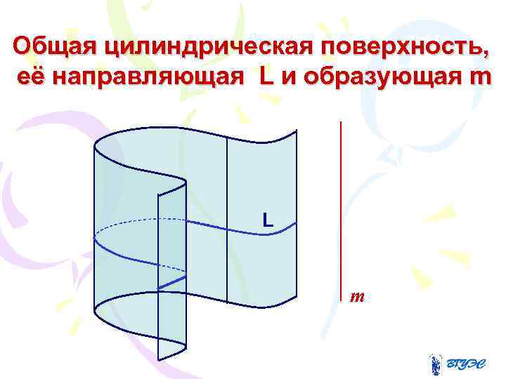 Образующая сечение цилиндра. Направляющая цилиндрической поверхности. Образующая цилиндрической поверхности. Направляющие для цилиндрической поверхности. Образующая и направляющая поверхности.