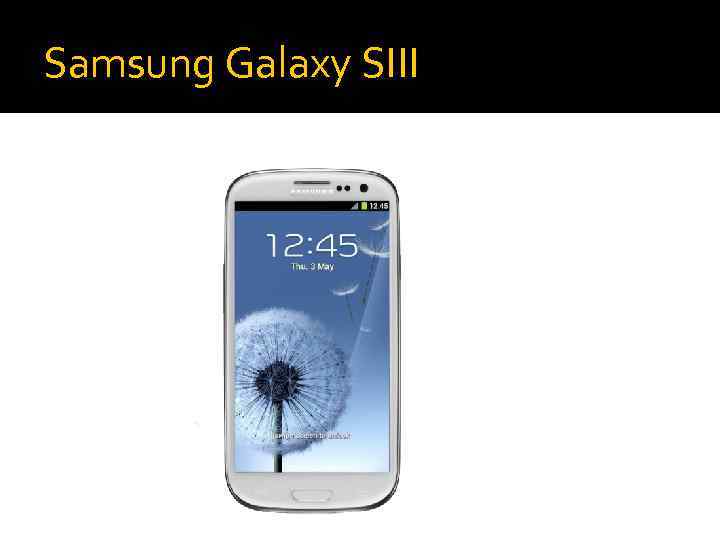 Samsung Galaxy SIII 