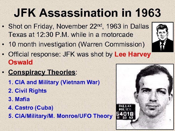 JFK Assassination in 1963 • Shot on Friday, November 22 nd, 1963 in Dallas
