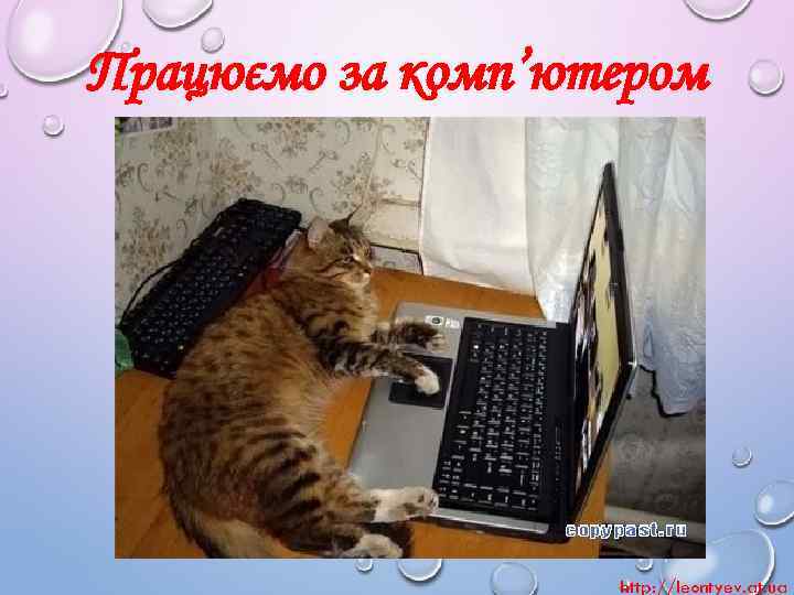 Працюємо за комп’ютером http: //leontyev. at. ua 
