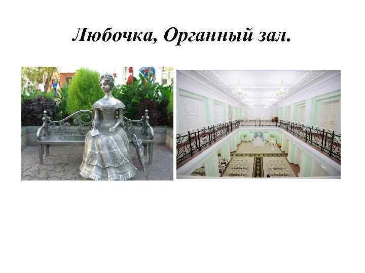 Любочка, Органный зал. 