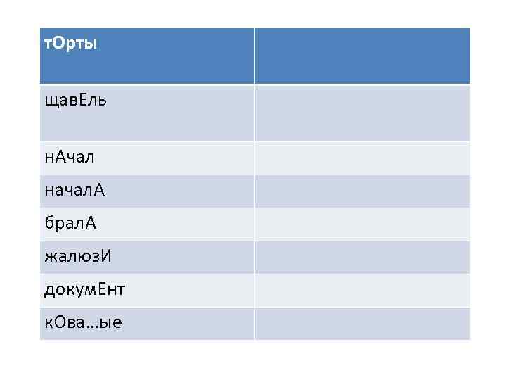 т. Орты щав. Ель н. Ачал начал. А брал. А жалюз. И докум. Ент