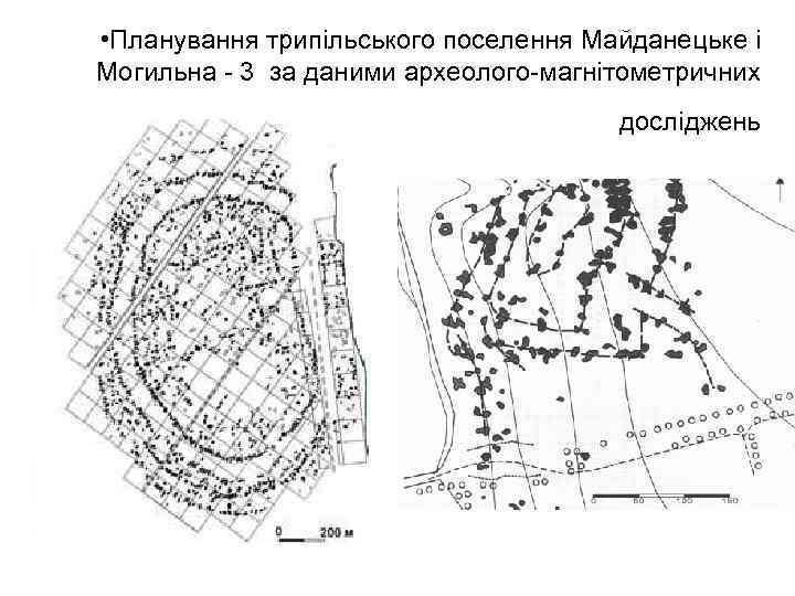  • Планування трипільського поселення Майданецьке і Могильна - 3 за даними археолого-магнітометричних досліджень