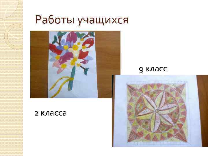 Работы учащихся 9 класс 2 класса 