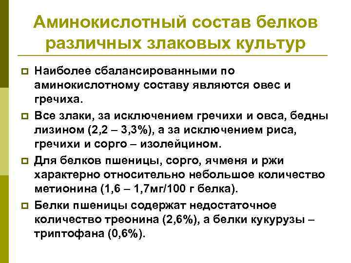 Основы пищевой химии презентация