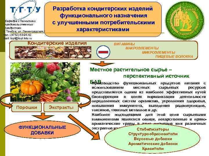 Продукты питания как химические соединения проект по химии