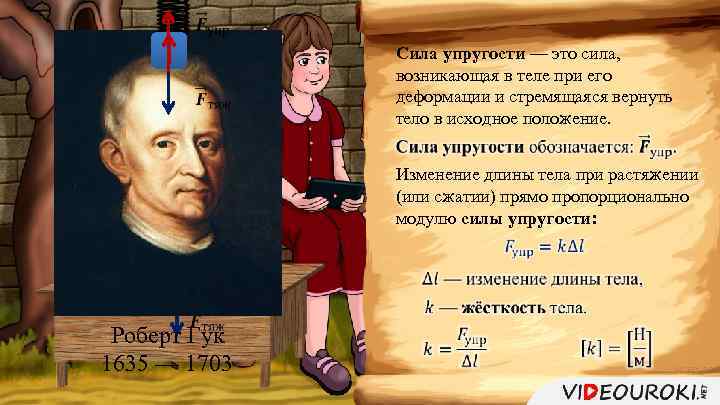  Сила упругости — это сила, возникающая в теле при его деформации и стремящаяся