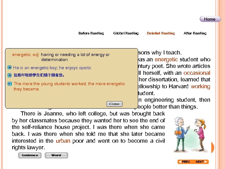 Before Reading Global Reading Detailed Reading After Reading I have left out, however, the