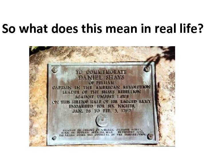 So what does this mean in real life? 